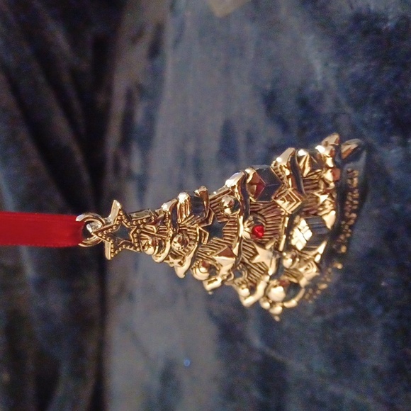 Regent Square Silver Plated Christmas Tree Jewelry Ornament Swarovski Crystal - Picture 4 of 11